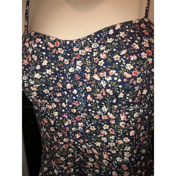 Papaya Womens Mini Sundress Cotton Floral - Picture 4 of 7